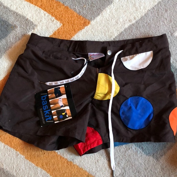 Baskit Dots Swim Trunks - Picture 1 of 2